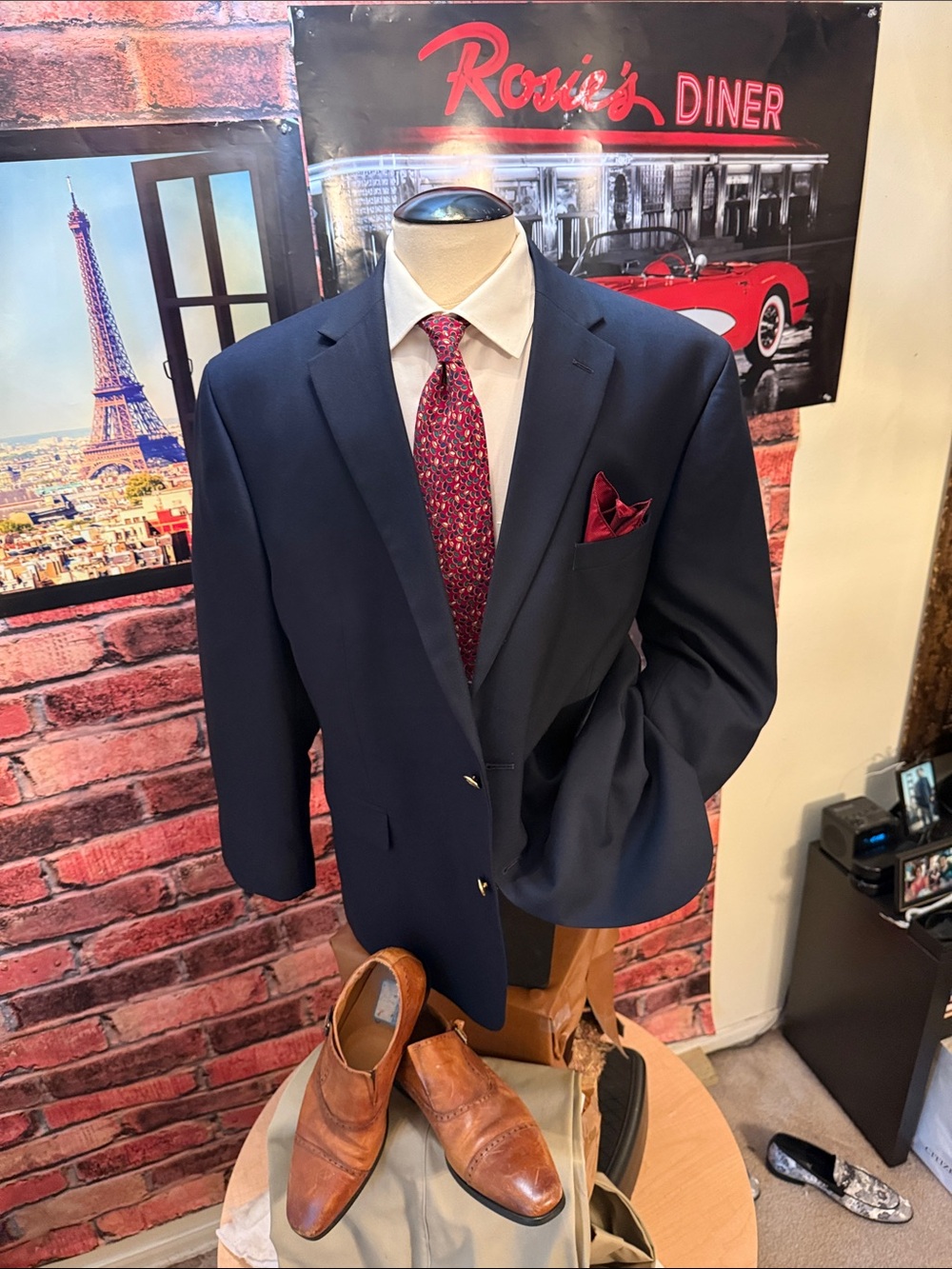 Stafford Blue Blazer - Picture 12 of 17